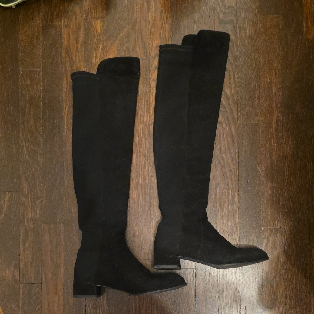 Stuart Weitzman Elegant Black Knee-High Women's Boots